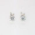 wholesale S925 Sterling Silver Moissanite Bunny Stud Earrings Wholesale, Mini Simple Style Women's Earrings Wholesale-0-4
