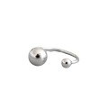 wholesale S925 Sterling Silver CHIC Style Minimalist Line Design with Small and Large Spheres Ring for Women, JA054 Japan and Korea Edition-0-4