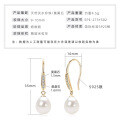 S925 Sterling Silver Light Bulb Freshwater Pearl Earrings-0-43