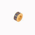 wholesale Gold-plated S925 ancient silver enameled Hui-pattern spacer bead-0-4