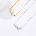 wholesale 925 Sterling Silver Irregular Light Luxury Zircon Collarbone Necklace For Women, Ins Euro-american Niche Design, Ready For Wholesale-0-2