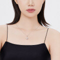 wholesale Sterling silver fashion elegant heart pendant necklace women-0-2