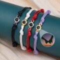wholesale Metal material personalized photo projection bracelet commemorative color photo bracelet couple bracelet bracelet gift for good friends-0-1