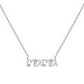 wholesale 925 Sterling Silver Live Stream Hit Women's MAMA Mother's Day Gift Designer Exquisite Pendant Female Collarbone Necklace-0-5
