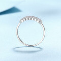 wholesale 925 Sterling Silver Moissanite Ring for Women, Minimalist and Elegant, Versatile for Daily Wear-0-2