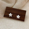 wholesale S925 Sterling Silver Korean Style Floral Stud Earrings for Women, New Miniature Exquisite Trendy Ear Accessories, Versatile for Students-0-2