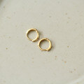 wholesale 9K Gold Minimalist Hoop Earrings with Vintage Charm, Unique and Ethereal Summer Design for Women-0-0