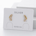 wholesale Metal S925 Sterling Silver, Cross-border New Style Exquisite And Fashionable Temperament Earrings, Ins Light Luxury Niche Design Sense Ear Jewelry-0-2