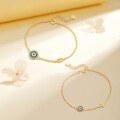 wholesale S925 Sterling Silver Evil Eye Bracelet For Women,。-0-2
