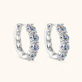 wholesale S925 sterling silver trendy luxury-style heart-shaped designer moissanite hoop earrings for women, wholesale, non-fading-0-1