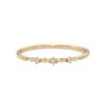 wholesale 925 Silver Gold Plated Japanese Minimalist Moissanite Star Stackable Ring for Women, Delicate and Slim, Versatile-0-4