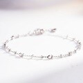 Sterling Silver Adjustable Fairy Bracelet, DIY Bead Ins Style-0-2
