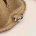 wholesale Metal Rope Knot Ring for Women, Vintage Retro Fashion Adjustable Statement Boho Wholesale-0-3