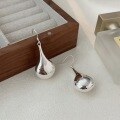 wholesale S925 Sterling Silver Exaggerated Teardrop Drop Earhooks for Women, Small and Luxurious, Fashionable Heavy Work, High-End Feel-0-4
