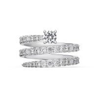 wholesale S925 Sterling Silver Cross-Border Women's Small Ins Fashion Luxury Vine Snake Wrap Zircon Ring Silver Hand Jewelry-DY120956-SW-WH 8