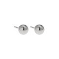 wholesale S925 Sterling Silver HED328 Korean Version Simple Smooth Small Round Bead Stud Earrings for Men and Women-0-14