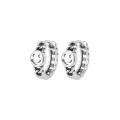 wholesale S925 Adjustable Smiley Open Ring for Women, Minimalist and Fashionable Index Finger Design-0-4