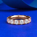 wholesale S925 Sterling Silver Full Pave Diamond 40mm Round Row Ring,Ins。-0-1
