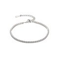 wholesale 925 Sterling Silver Cross-Border Hot-Selling Dainty Chain Layered Zircon Bracelet with Luxury High-End Feel for Wholesale Women's European and American Jewelry-0-4