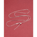 wholesale S925 Sterling Silver Women's Choker Chain Necklace with Adjustable Pull Design, Minimalist Versatile Collarbone Chain Trendy-0-3
