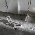 wholesale 925 Sterling Silver Thick Paperclip Chain Necklace-0-1