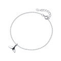 wholesale S925 Silver New Simple Ocean Mermaid Tail Bracelet Korean Style Ethereal Design Women's Jewelry S3380-0-4