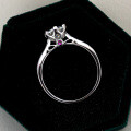 S925 Silver Hollow Six-Claw Classic Moissanite Proposal Ring for Women-0-1