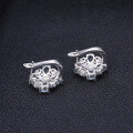 wholesale S925 Silver Fashion Sky Blue Topaz Earrings,S925-0-2