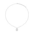 wholesale S925 Sterling Silver Square Necklace for Women, Ins Minimalist Style, Light Luxury Niche Design Sense Choker, New Collection-0-4