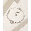 wholesale 925 Sterling Silver Star Moon Bracelet for Women, Light Luxury Niche Design Forest Style Jewelry Gift for Girlfriend on-0-0
