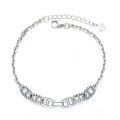 wholesale S925 Sterling SilverIns Pig Nose Unisex Chain Link Bracelet Hip Hop Disco Cuban Jewelry for Women-0-4