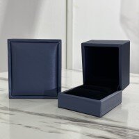 wholesale Metal material, randomly assigned color, Shipei Jewelry Velvet Double-Clasp Pearl Box Large Gift Box Jewelry Packaging Storage Box-Silver polishing cloth