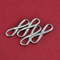 wholesale 925 Sterling Silver Infinity Symbol Charms, Plain Silver Handmade DIY Material Bracelet Connectors Wholesale from Manufacturers-0-5