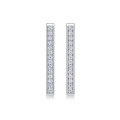 wholesale 925 Sterling Silver Popular in Europe and America Vacation Style U-Shaped Earring Clasp Design Small Niche Hoop Earrings for Women with a Luxurious High-End Feel-0-4
