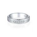 wholesale 925 Sterling Silver Brushed Matte Men's Ring, Minimalist and Unique with a Premium Feel-0-4
