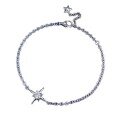 wholesale S925 Silver New Lucky Star Bracelet from Zhuozhifang Jewelry, Fashionable and Elegant, Ins Style Light Luxury for Daily Wear-0-4
