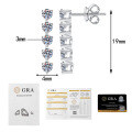 S925 Sterling Silver Moissanite Earrings, Luxury Fringe Design Wholesale-0-4