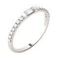 wholesale 18k Gold Plated 925 Silver Full Moissanite 2*4mm Rectangular Stacking Ring-0-4