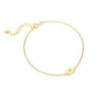 wholesale S925 Sterling Silver French Zirconia Micro-set Adjustable Bracelet For Women, Fashionable And Versatile-L813-Gold Color_16+3CM 925 Silver