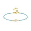 wholesale S925 silver gold fashion exquisite zircon bracelet, high-end luxury women's bracelet that does not fade-0-5