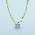 S925 Silver Invisible Necklace with 1ct D Color Moissanite Square Pendant-0-32