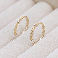 wholesale S925 Sterling Silver Japanese Minimalist Summer New Arrival Versatile Ear Clip with Moissanite-Moissanite Ear Clip (Single) 925 Silver