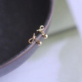 wholesale 9K Gold Small Knot Ball Cute Bow Student Style Small Ear Studs-0-1