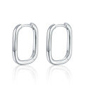 wholesale 925 Sterling Silver On Sale Geometric Hoop Earrings Heavy Work Minimalist Ear Clips Ins Light Luxury Advanced Cross-Border European and American Earrings-0-11