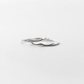 wholesale S925 Sterling Silver Irregular Wave Line Geometric Minimalist Small Ring R00293-0-2