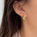 wholesale S925 Sterling Silver Waterdrop Earrings Women Korean Dongdaemun Summer New Trendy Ins Versatile Niche Earrings-0-2