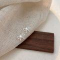 wholesale S925 Sterling Silver Korean Style Bow Earrings for Women, Light Luxury Ins Small Fresh Design Earrings-0-4