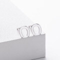 wholesale S925 Sterling Silver Cross-border Hot-selling Fashion Minimalist U-shape Ear Studs, Simple And Versatile Sweet Niche Design Ear Accessories-0-3