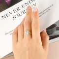 Metal Diamond Ring Flash Elegance Niche Design Cross-Border Wholesale-0-2