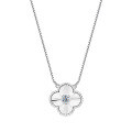 Metal Pendant Four-Leaf Clover Necklace 2025 New for Her-0-3